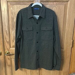 Apt. 9 Olive Button Up Jacket Shirt